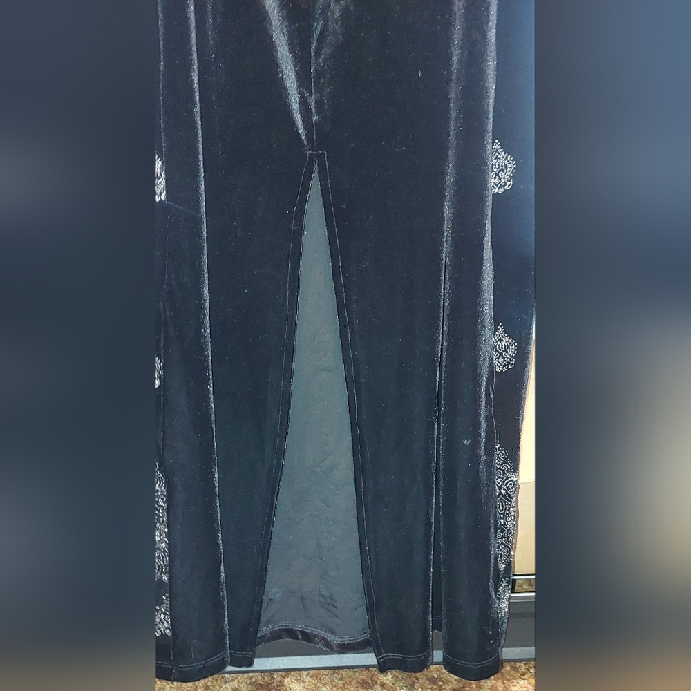Womens XL Elegant Navy Blue Evening Dress - Picture 4 of 6